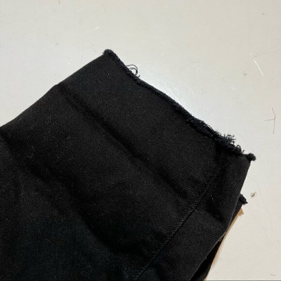 Madewell 10” High Riser Skinny Skinny Distressed Jeans in Black Sea - Picture 5 of 10